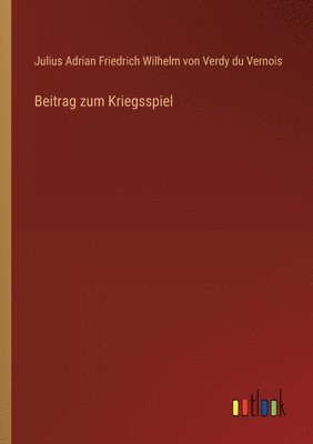 bokomslag Beitrag zum Kriegsspiel