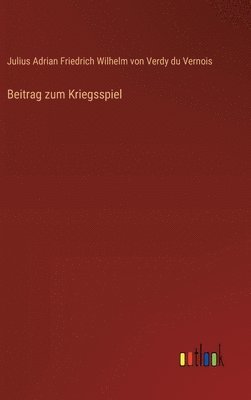 bokomslag Beitrag zum Kriegsspiel