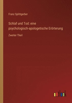 bokomslag Schlaf und Tod