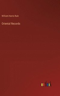 bokomslag Oriental Records