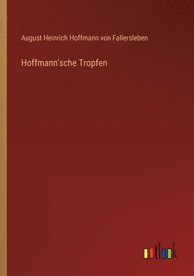 bokomslag Hoffmann'sche Tropfen