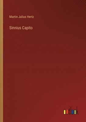 bokomslag Sinnius Capito
