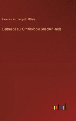 bokomslag Beitraege zur Ornithologie Griechenlands