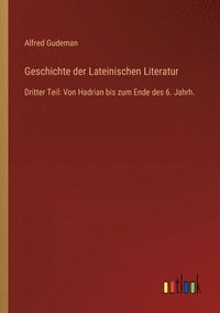 bokomslag Geschichte der Lateinischen Literatur