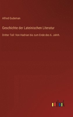 bokomslag Geschichte der Lateinischen Literatur