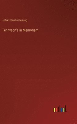 bokomslag Tennyson's in Memoriam