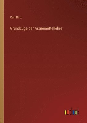 bokomslag Grundzge der Arzneimittellehre