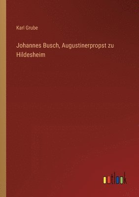 Johannes Busch, Augustinerpropst zu Hildesheim 1