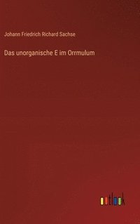 bokomslag Das unorganische E im Orrmulum