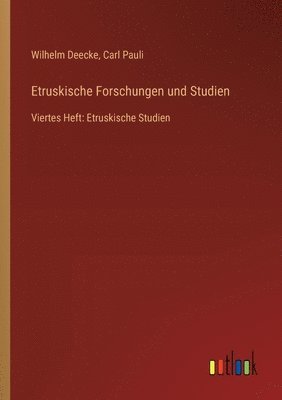 bokomslag Etruskische Forschungen und Studien