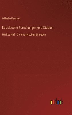 bokomslag Etruskische Forschungen und Studien