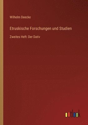 bokomslag Etruskische Forschungen und Studien