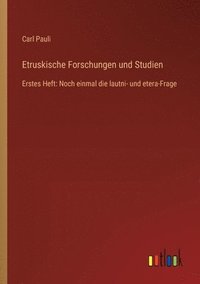 bokomslag Etruskische Forschungen und Studien