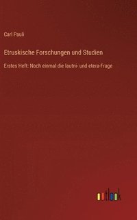 bokomslag Etruskische Forschungen und Studien