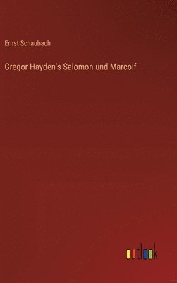 bokomslag Gregor Hayden's Salomon und Marcolf