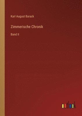 bokomslag Zimmerische Chronik