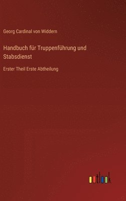 bokomslag Handbuch für Truppenführung und Stabsdienst