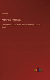 bokomslag Archiv der Pharmacie