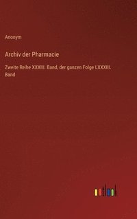 bokomslag Archiv der Pharmacie