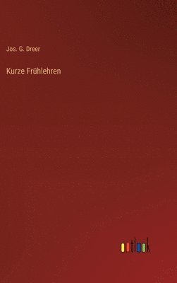 bokomslag Kurze Frhlehren