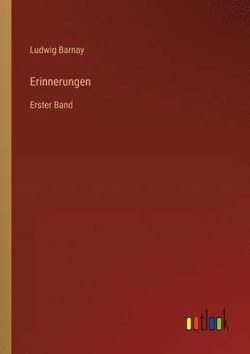 bokomslag Erinnerungen