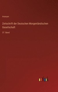 bokomslag Zeitschrift der Deutschen Morgenlndischen Gesellschaft