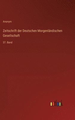 bokomslag Zeitschrift der Deutschen Morgenlndischen Gesellschaft