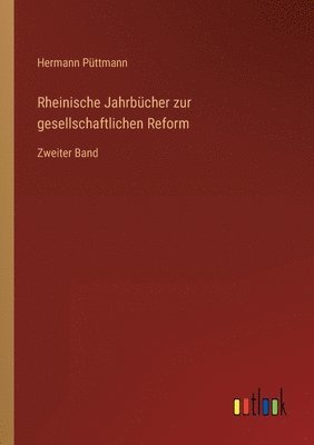 bokomslag Rheinische Jahrbücher zur gesellschaftlichen Reform