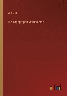 bokomslag Topographie Jerusalem's