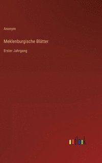 bokomslag Meklenburgische Bltter