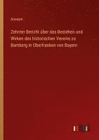 bokomslag Zehnter Bericht uber das Bestehen und Wirken des historischen Vereins zu Bamberg in Oberfranken von Bayern