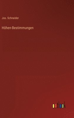 bokomslag Hhen-Bestimmungen