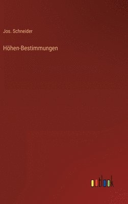 bokomslag Höhen-Bestimmungen