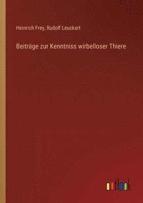 bokomslag Beiträge zur Kenntniss wirbelloser Thiere