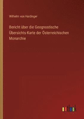 bokomslag Bericht über die Geognostische Übersichts-Karte der Österreichischen Monarchie