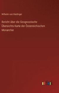 bokomslag Bericht ber die Geognostische bersichts-Karte der sterreichischen Monarchie