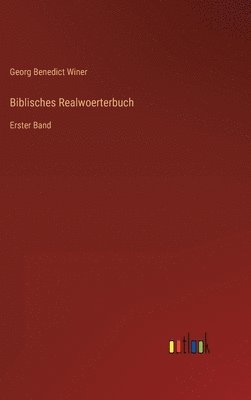 bokomslag Biblisches Realwoerterbuch