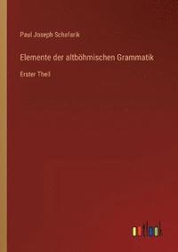 bokomslag Elemente der altbhmischen Grammatik