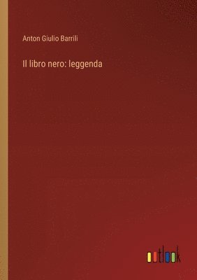 bokomslag Il libro nero