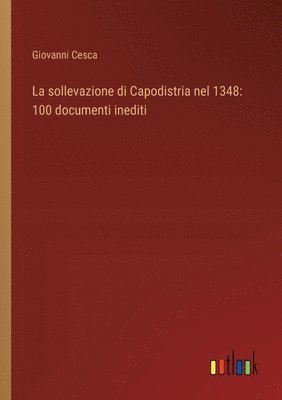 bokomslag sollevazione di Capodistria nel 1348
