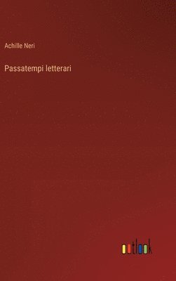 bokomslag Passatempi letterari