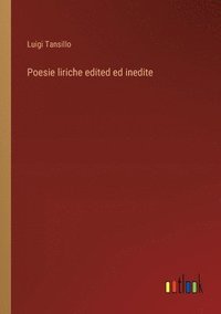 bokomslag Poesie liriche edited ed inedite