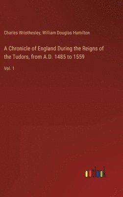 bokomslag A Chronicle of England During the Reigns of the Tudors, from A.D. 1485 to 1559