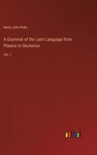 bokomslag A Grammar of the Latin Language from Plautus to Seutonius
