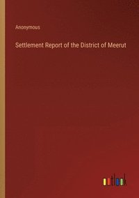 bokomslag Settlement Report of the District of Meerut