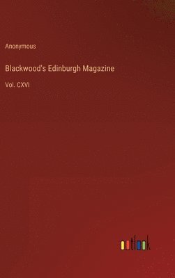 bokomslag Blackwood's Edinburgh Magazine