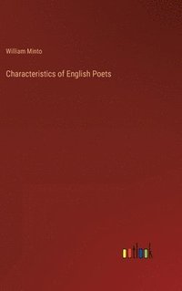 bokomslag Characteristics of English Poets