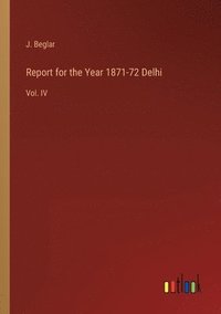 bokomslag Report for the Year 1871-72 Delhi