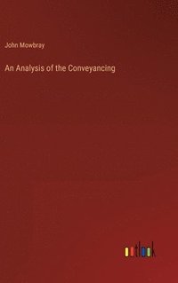 bokomslag An Analysis of the Conveyancing