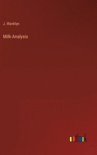 bokomslag Milk-Analysis